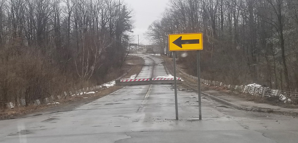 New traffic sign installed to prevent accidents at former Fort Drum