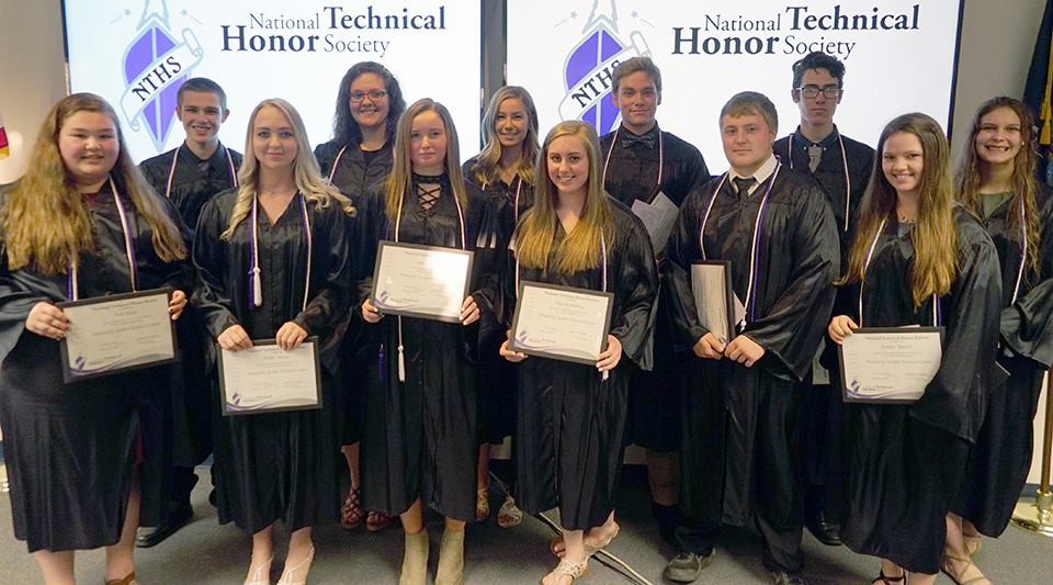 Sackett Center students inducted into National Technical Honor Society ...