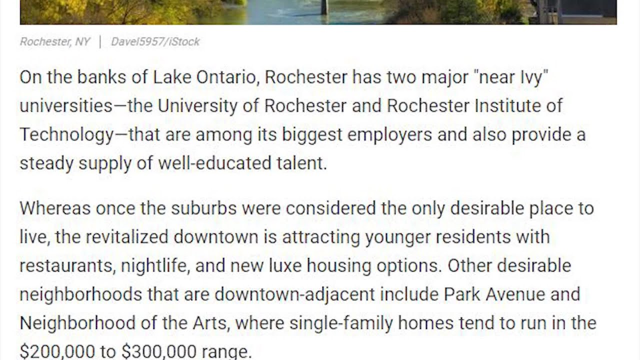 Rochester ranked 6th for hottest housing markets for 2020 Newzjunky